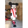 Смешные костюмы талисмана мыши микей футбола Дисней для тематических парков