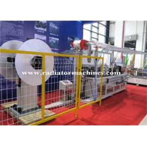 China PLC Controlled Radiator Making Machine 280M Per Minute With Easy Operation supplier