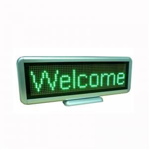 Green LED Moving Sign Message Scrolling Display Rechargeable/Edit By PC C1664PG