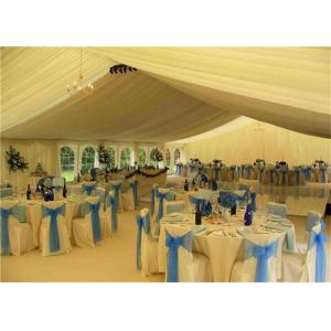 China White PVC Canopy Wedding Event Tents 20x30m Aluminum Alloy Clear Span Marquee supplier