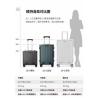China 24-Inch Suitcase Front Open Hard Shell Aluminum Frame With USB Charging Port TSA Lock Cup Holder And Medium Phone Holder wholesale