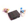 Polyester Travel Cosmetic Portable Makeup Bag , Brush Pouch Toiletry Kit Cute