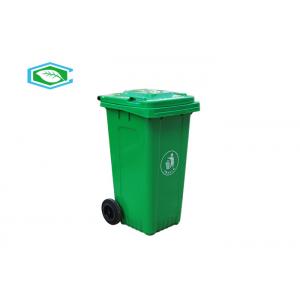 China Heavy Duty Standard Size Wheeled Plastic Trash Containers 240 Liter With Lid supplier