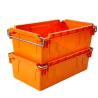 China Nesting Plastic Crate Stackable Storage Heavy Duty Plastic Crate With Handle wholesale