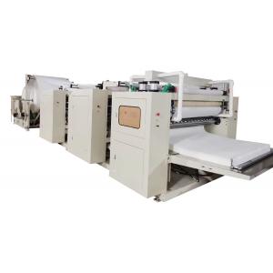 China PLC Control V-Fold Paper Napkin Kitchen Roll Making Machine 90-100m/Min supplier