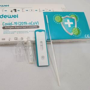 Individual Package : Fast Speed Covid-19 (2019-NCoV) Antigen Rapid Test Cassette By Swab