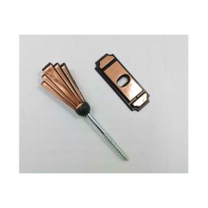 China Germany coffin screw and washer PS14 in copper color and screw length 6.3cm supplier