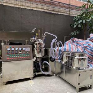 Stainless Steel Emulsifying Homogenizer lotion mixer cosmetic cream mixer Electric Steam Mixing Tank With Agitator