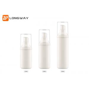 One Time Snap On 30ml Airless Pump Bottle , Recycled Plastic Lotion Bottles
