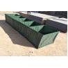 Customized Galvanized Hesco Bastion Sand Filled Barriers For Security Protection