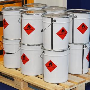 China Metal 5 Gallon Paint Bucket Round For Flammable Liquid Storage supplier