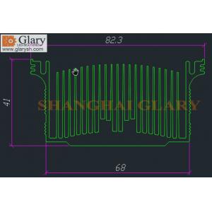 China GLR-CHS-001 aluminum heat sink profiles supplier