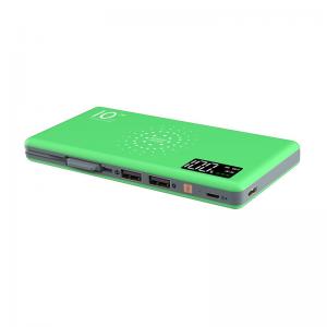 Smart LCD Display Wireless Power Bank 10000mAh with 3-IN-1 Cable Universal Powerbank Emergency Fast Charger for Smart Ph