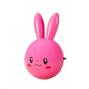 LED Cartoon Rabbit Night Lamp Switch ON/OFF Wall Light Bedside Lamp For Children Kids Baby Gifts
