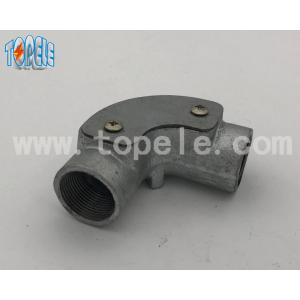 China Durable BS4568 Metal Conduit Connectors Malleable Iron Channel Inspection Elbow supplier