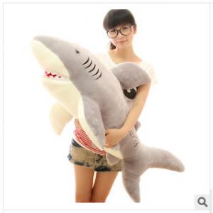 70cm lovely cartoon shark stuffed toy soft plush shark toy baby soft toy