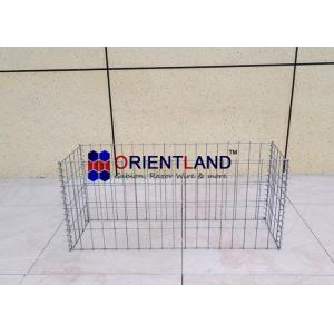 China Square HOLE 50×100mm 4.5mm Gabion Planter Boxes supplier