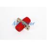Single D and Double d Type , FC Fiber Optic Adapter with White Dust Cap