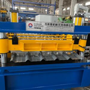 China 1220mm Width Roofing Panel Roll Forming Making Machine Metal Sheet supplier