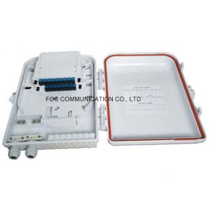 China 16 Fiber Fiber Optic Termination Box ABS Plastic With PLC Splitter Cassette Type supplier