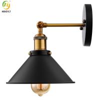China Unique Vintage Industrial E26 Iron Wall Lamp Swing Arm Indoor on sale