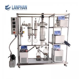 Wiped Film Distillation Equipment SS304 Ethanol Distillation CBD Hemp Oil