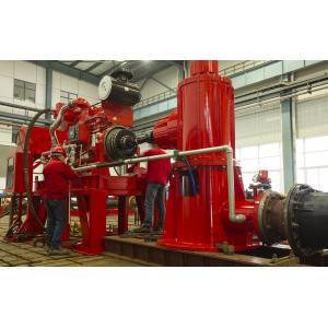 China UL Listed 2000 GPM Vertical Turbine  Fire Fighting Water Pump with Diesel Engine / Electric Motor Driven supplier