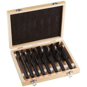 Conjunto de Brocas HSS com Haste Sextavada 8 peças para Perfuração em Metal