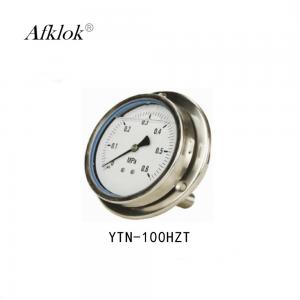 China Vibration - Proof Gas Pressure Test Gauge Back Connection Flush Mounting supplier