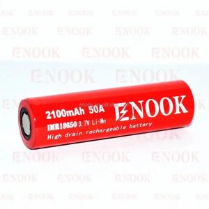 China 3.7V Lithium Ion Battery Cell Mechanical Mod 18650 Battery 2100mAh 50A supplier