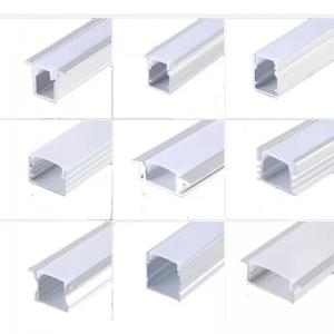 Ultra Thin Extruded LED Aluminum Profile U Shape V Shape