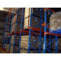 China Drive In / Through Industrial Pallet Racks , Cold Room Warehouse Pallet Shelving on sale