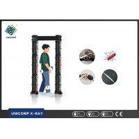 China X Ray Security Scanner Walk Through Gate Gold Metal Detector With Intelligent Alarm System on sale