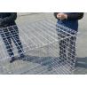 China Galfan 50CM*1M*1M*80MM*100MM Hesco Barrier Gabion Box / Gabion Stone Cages wholesale
