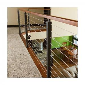 China Stainless Steel Cable Wire Balustrade For Stairs / Balcony Railing supplier