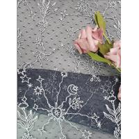 China Star Embroidered Mesh Lace Fabric Wedding Dress Fabric on sale