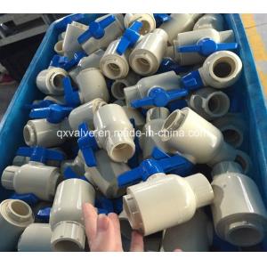 Low Temperature Small CPVC Water Shutoff Pipe Ball Valve for Agricultural Application