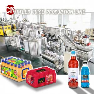 China 380V Voltage Juice Filling Machine / Fruit Juice Processing Line / Juice Production Line supplier