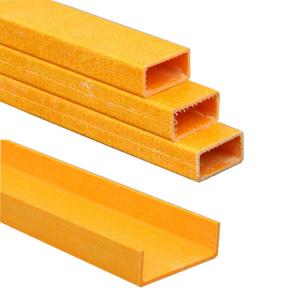 Chemical Resistance Fibreglass Profiles Resin Polyester Fiberglass Extrusion Shapes