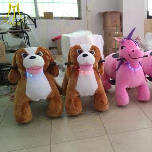 China Hansel stuffed walking electric ride on toys animal walking toys rides in mall supplier