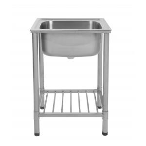 SUS201 SUS304 Stainless Steel Sink Stand Outdoor Kitchen Farm Sink Self Rimming