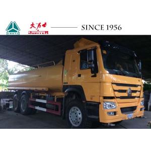 China HOWO Oil Tanker Truck , Fuel Oil Truck Safe Operated With 20000 Liters Capacity supplier