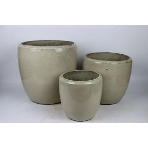 Hand Made Ceramic Glazed Pots Outdoor 9.5" 12" 15"
