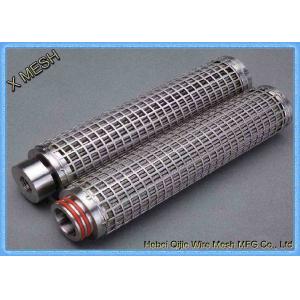 China 304 316 Stainless Steel Metal Wire Mesh Polymer Filter Elment High Temperature supplier