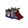 China Inflatable pirate topic combo inflatable pirate treasure themed combo house with double slide for kids wholesale