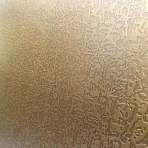 Grade 304 Free Pattern Etched Antique Copper Stainless Steel Sheet for Gate