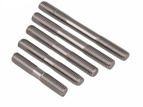 Black Oxide End Double Thread Rod Studs For Project PTFE Coating 1000 - 4000mm