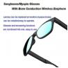 2018 New Fashion bluetooth sunglasses wireless headphones bone conduction