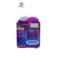 China Cotton Candy Maker Robot Fairy Floss Vending Machine 2500W Purple Color on sale