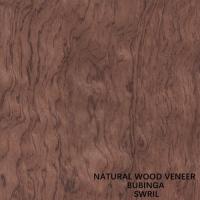 China Furniture / Musical Instruments Africa Natural Bubinga Wood Veneer Swirl Grain 0.5mm on sale